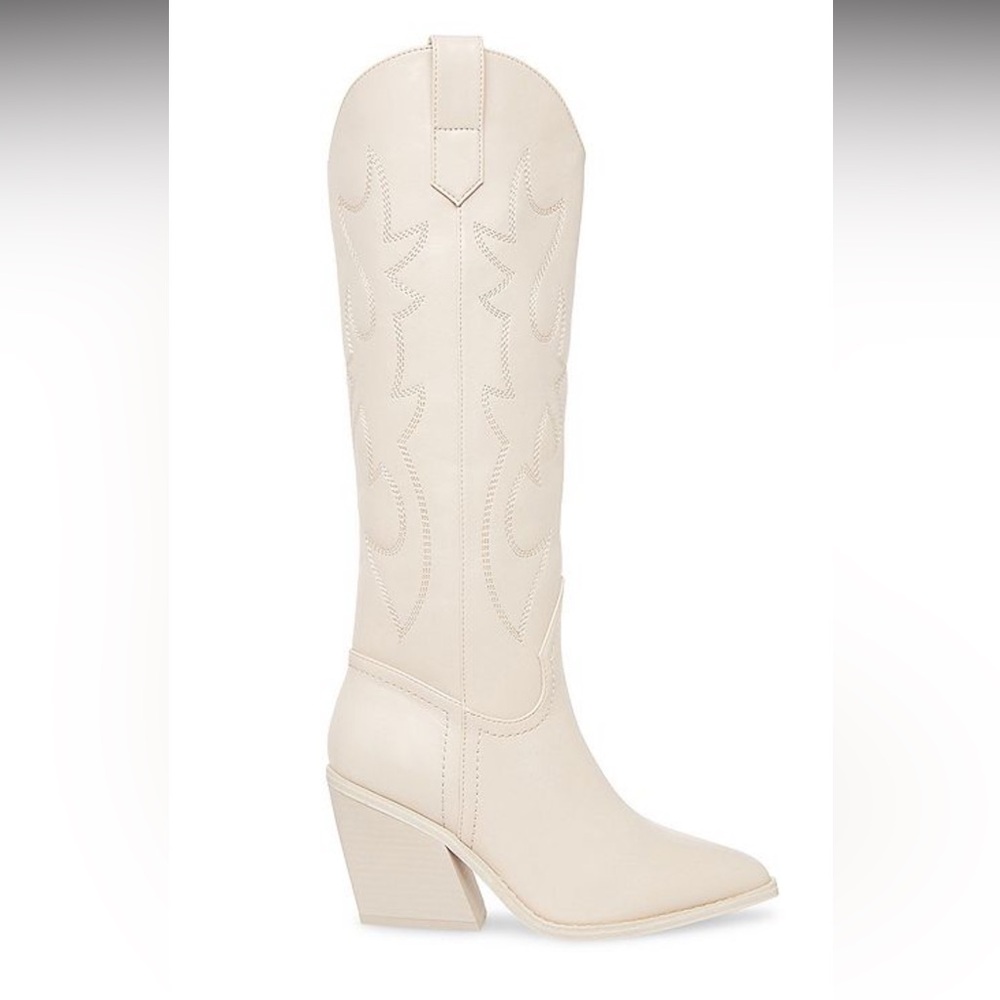 Madden Girl Cream/White Arizona Boots